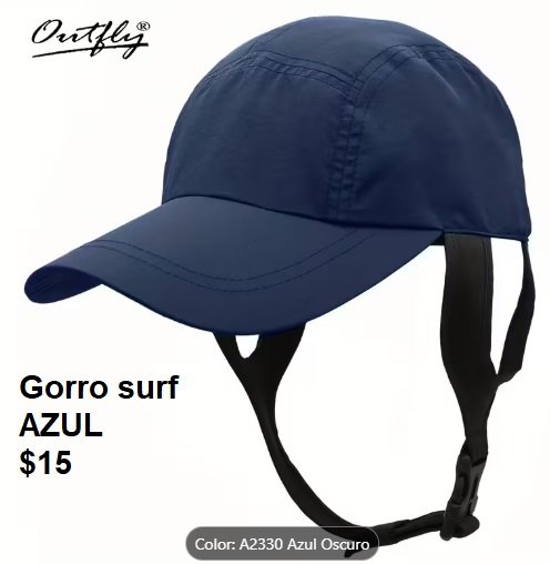Gorro surf vicera AZUL