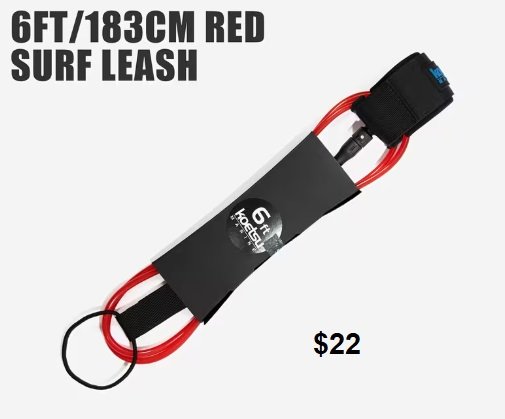 Leash 6 pies KOETSU rojo