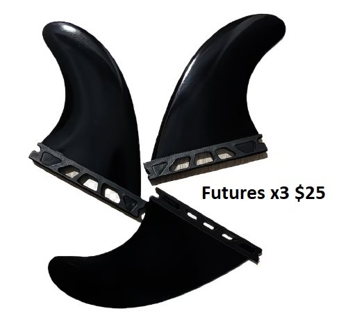 Quillas FUTURES negras