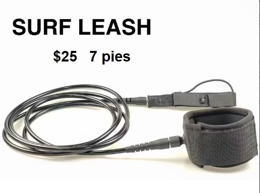 LEASH 7 pies NEGRO