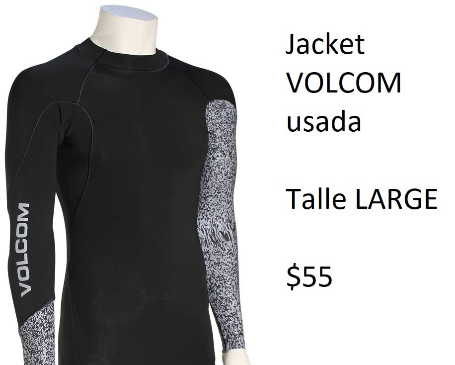 chaqueta Volcom Jacket LARGE Usada