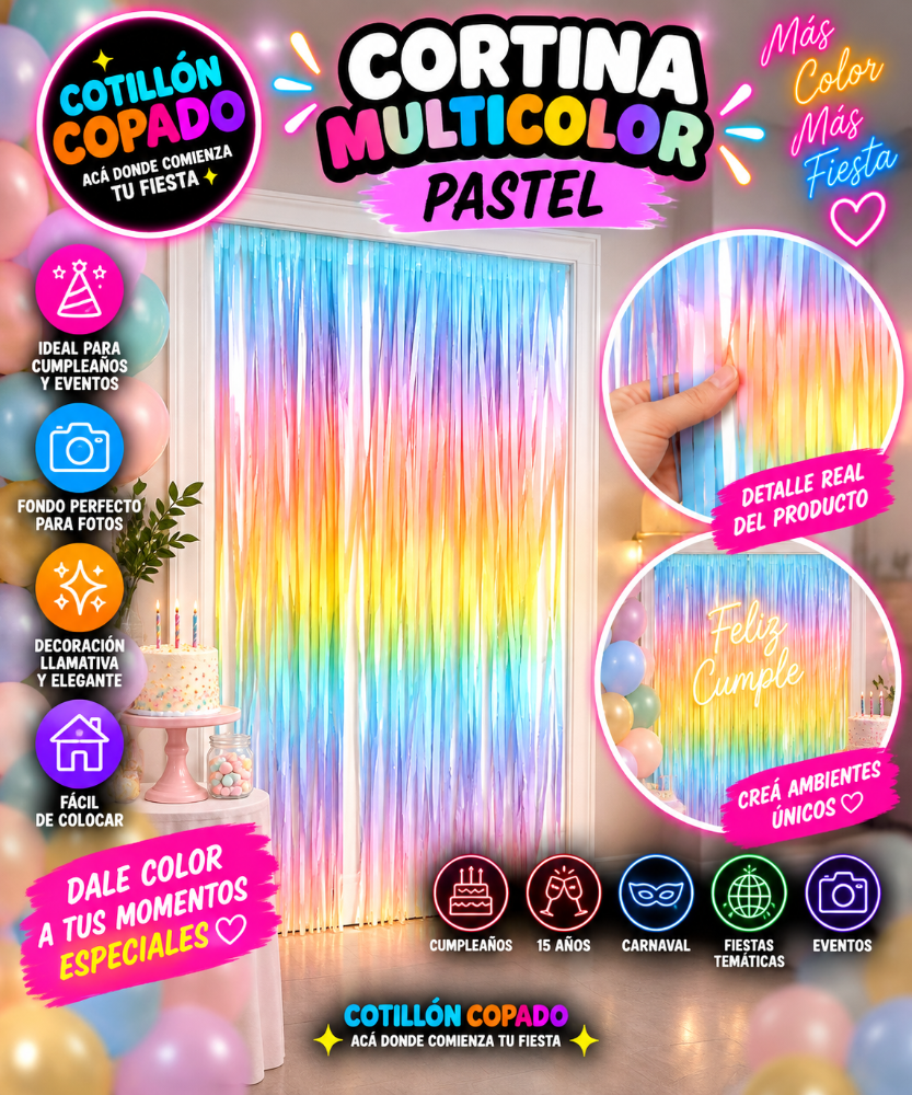CORTINA MULTICOLOR