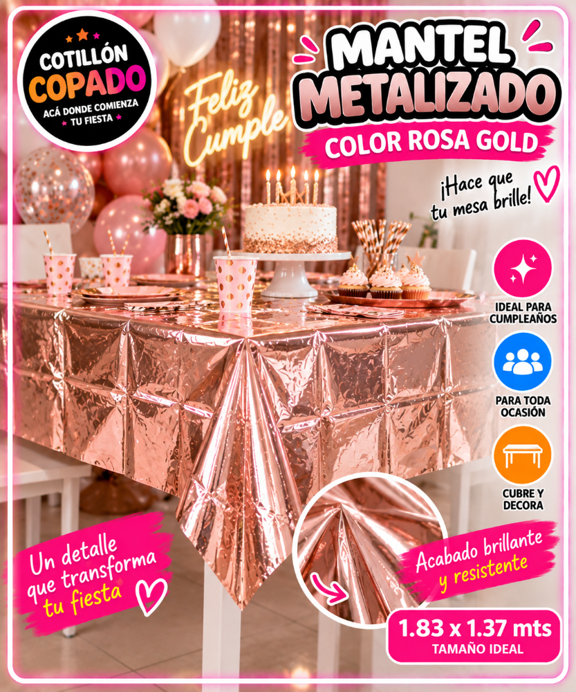 MANTEL ROSA GOLD