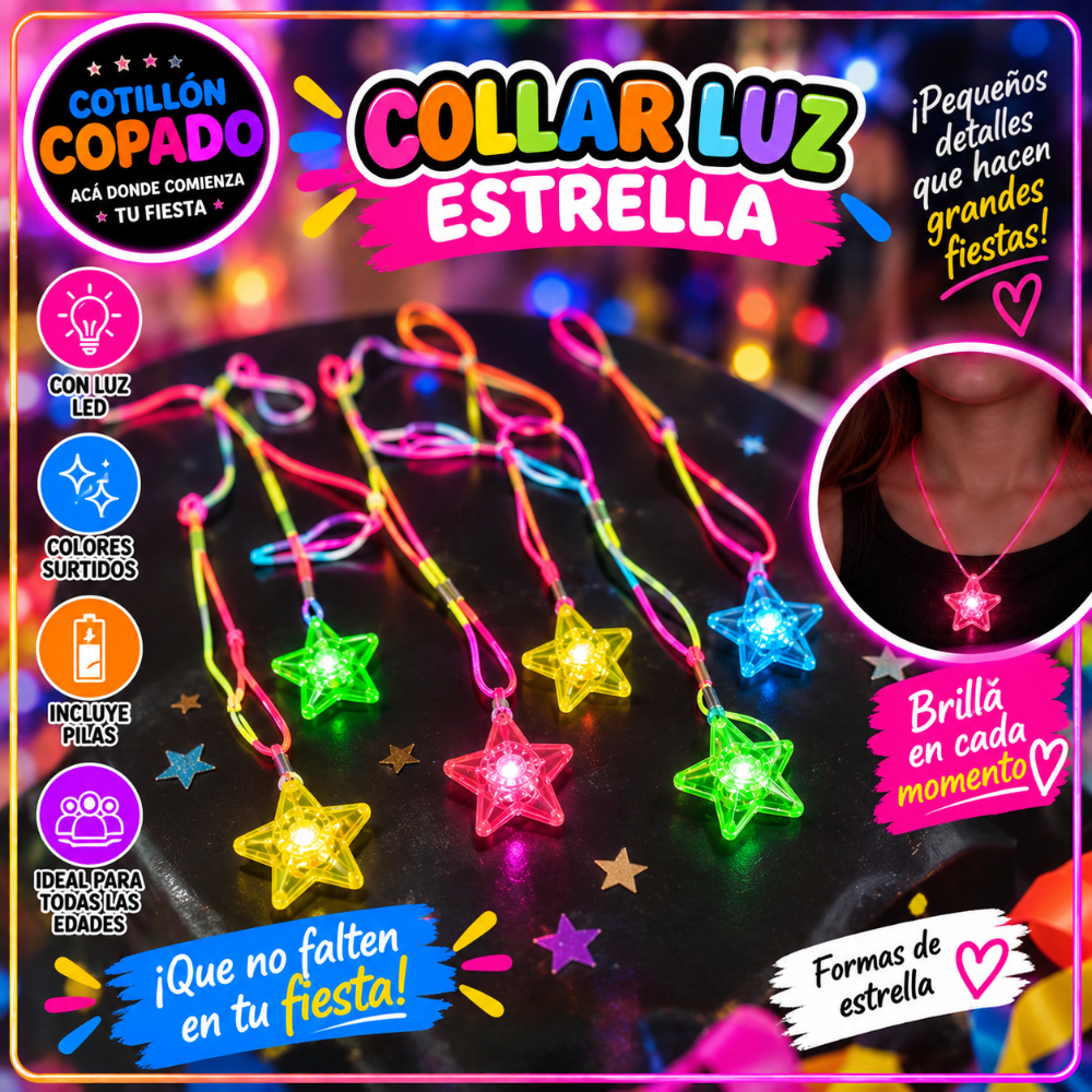 COLLAR ESTRELLA LUMINOSO