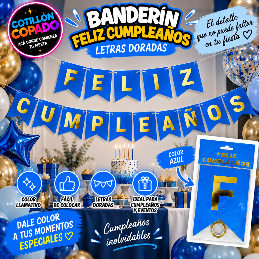 BANDERIN AZUL