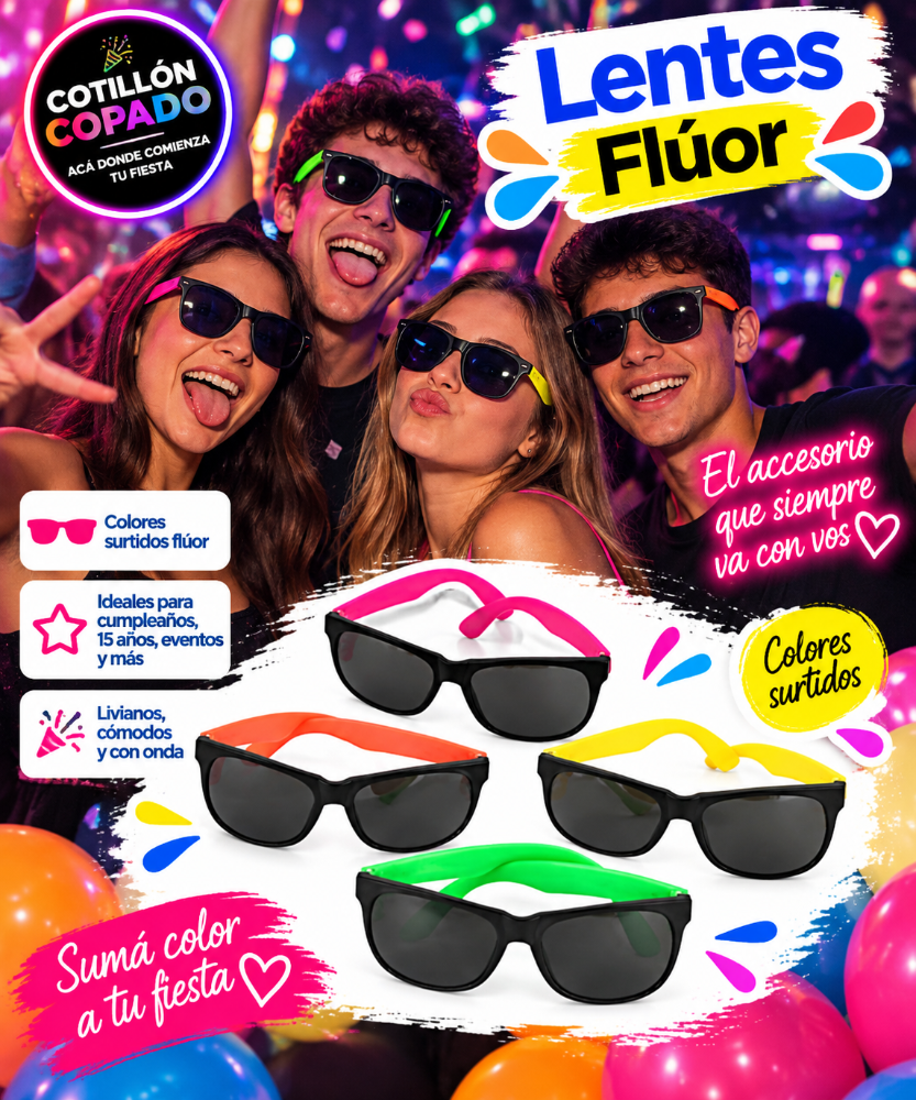 LENTES PATILLA FLUOR
