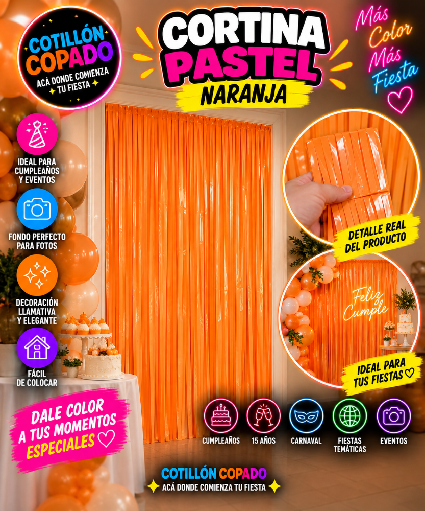 CORTINA NARANJA