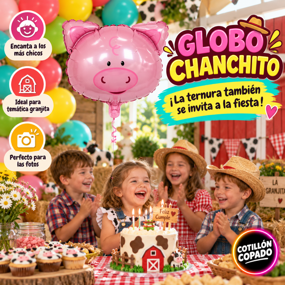GLOBO CHANCHO ROSA