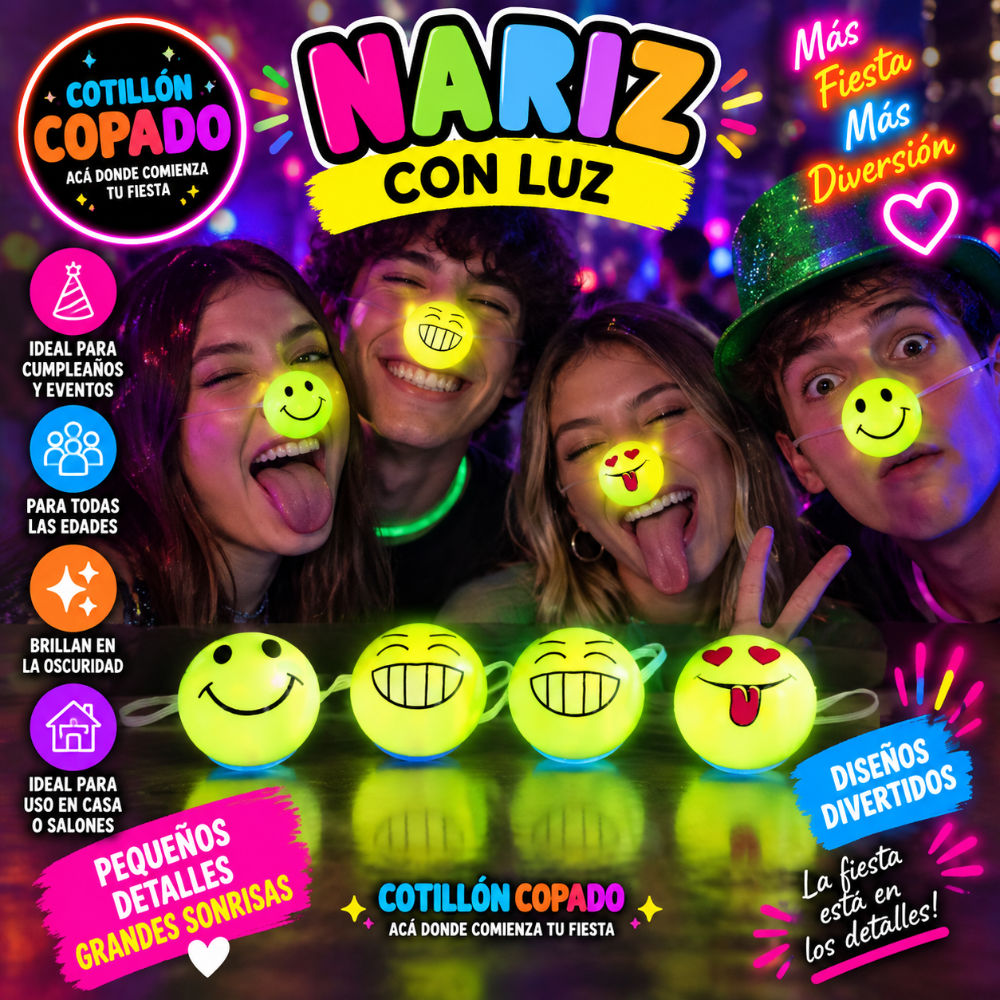 NARIZ EMOJI LED