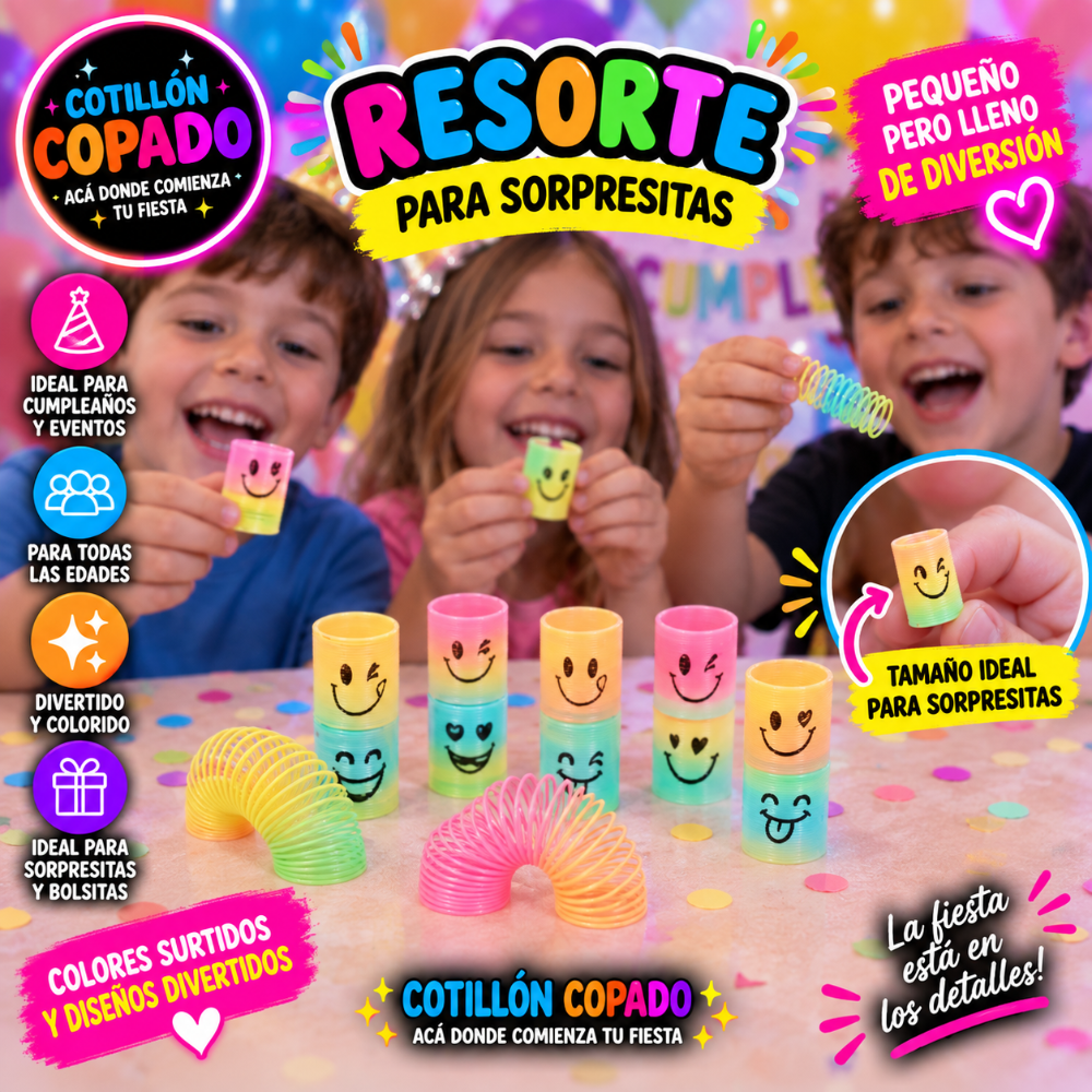 RESORTE PARA SORPESITAS X 10
