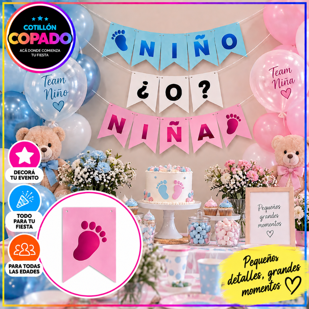 BANDERIN ¿NIÑO O NIÑA?