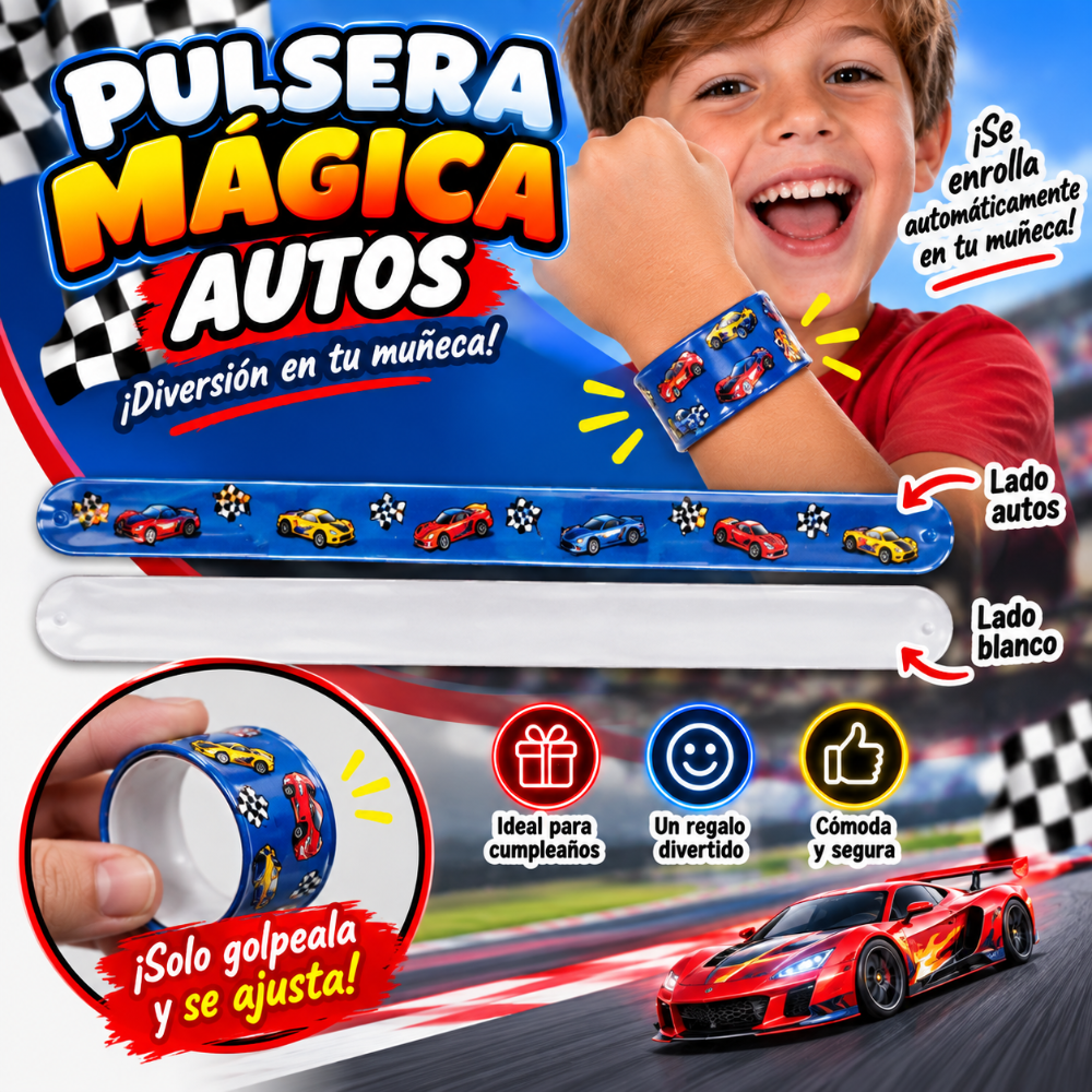 PULSERA MAGICA AUTO X 10