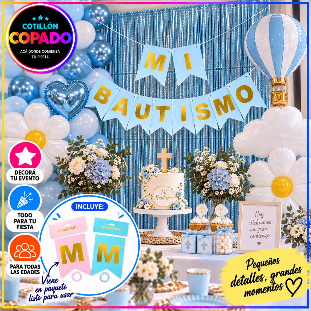 BANDERIN "MI BAUTISMO"