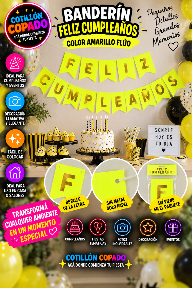 BANDERIN AMARILLO FLUOR