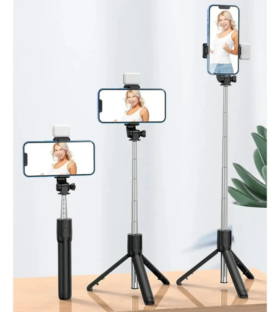 Selfie Stick Tripode Monopod 3 En 1 Con Control