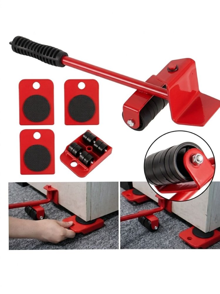 Set De Ruedas Para Levantar Muebles Giratoria X4 Movilidad
