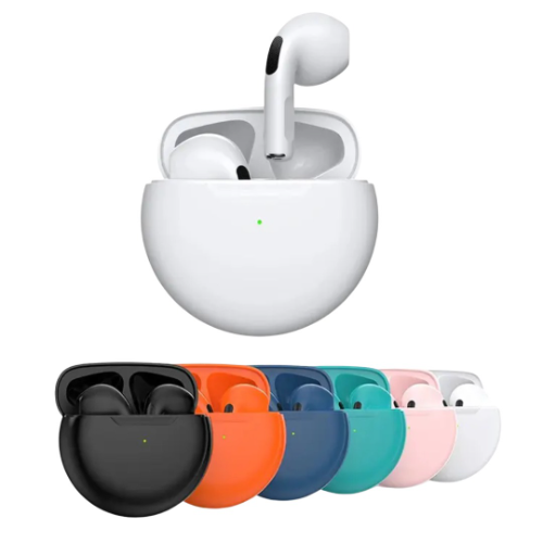 Audifonos Inalambricos Bluetooth 6 Pro Recargables Wireless