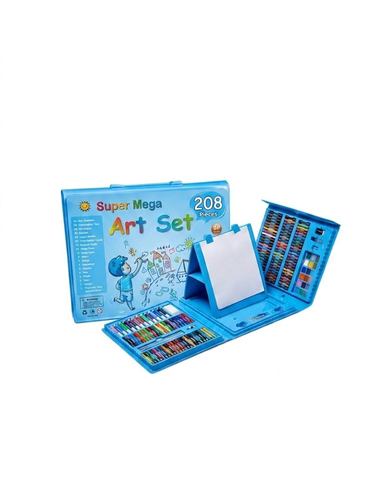 Art Set 208 Piezas Kit De Arte Colores Marcadores Creyones