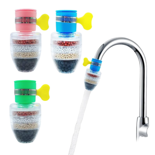 Mini Filtro Purificador Agua Potable Carbon Casero Cocina