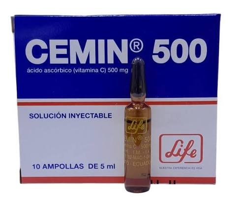 Cemin ( vitamina c ) ampolla caj x 10