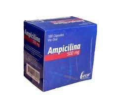 AMPICILINA 500 MG  ECAR CAJ X 100