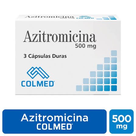 Azitromicina colmed caj x 3