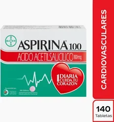 Aspirina 100 caj x 140