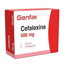 Cefalexina 500 mg caj x 10 GF