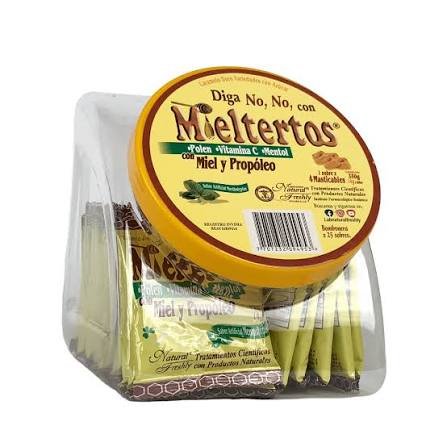 Mieltertos masticable bombonera x 25 sobres
