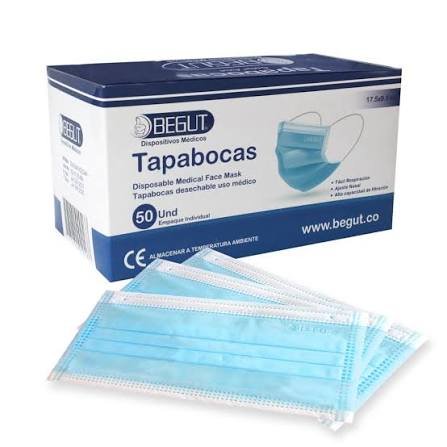 TAPABOCAS CAJ X 50