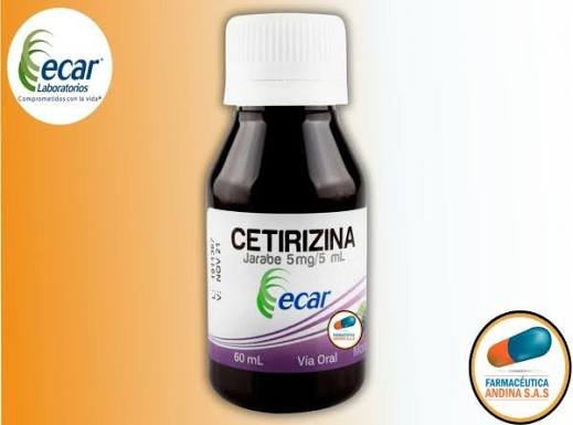 CETIRIZINA JARABE ECAR  X 60 ML