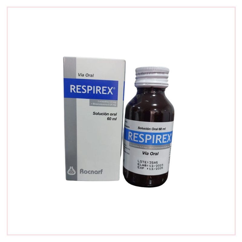 RESPIREX (LORATADINA +BETAMESAONA 5.0/0.25MG ) SUSPENCION