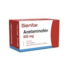 Acetaminofen gf caj x 100 gf