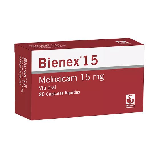BIANEX (MELOXICAN 15 MG CAP LIQUIDA )CAJ X 20