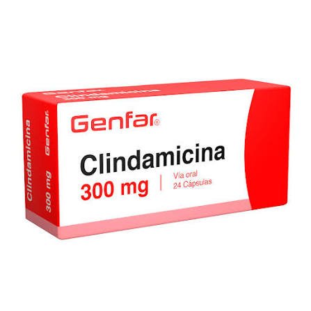 CLINDAMICINA GF 300 MG CAJ X 24