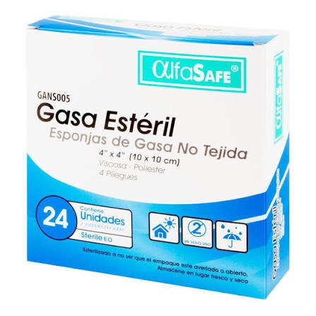 Gasa esteril cajx50 alfasafe
