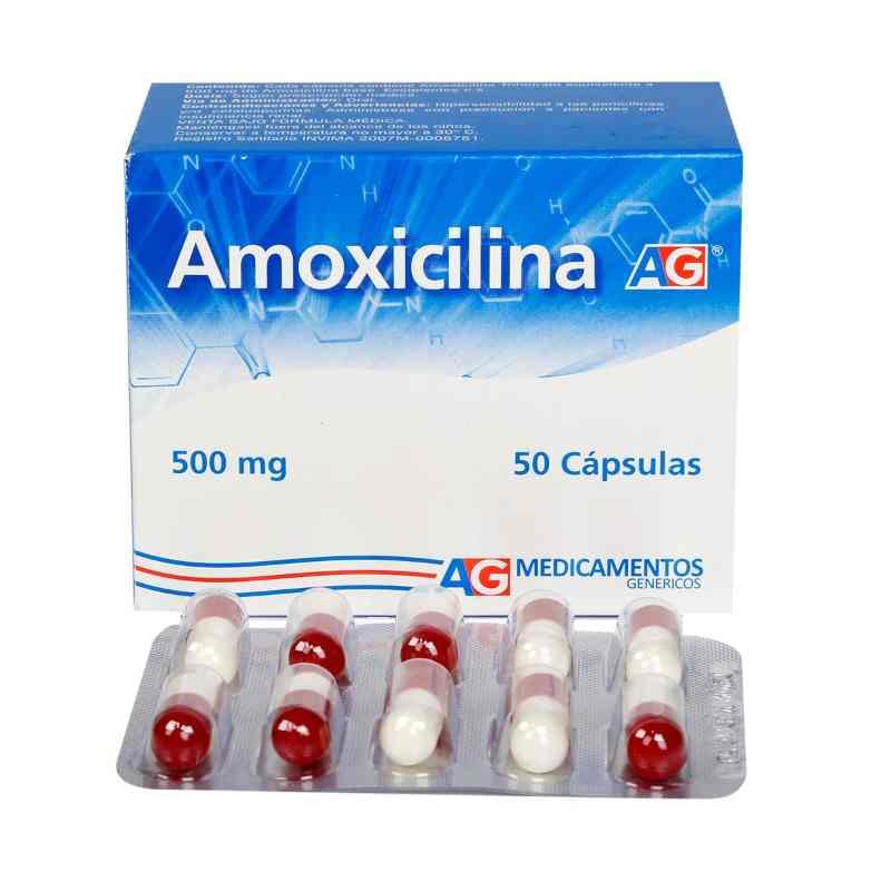 Amoxicilina 500 mg cajx 50  Ag