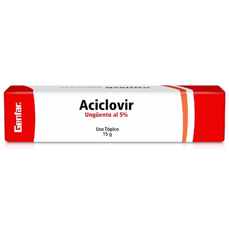 Aciclovir unguento gf x 15 gr