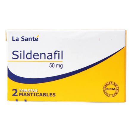 Sildenafil masticable caj x2 ls