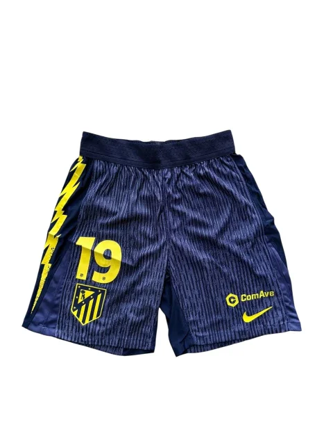 Short Atlético Madrid match azul y amarillo 25/26 XL