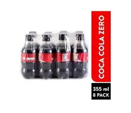 Coca cola chubby Zero 355ml c/12