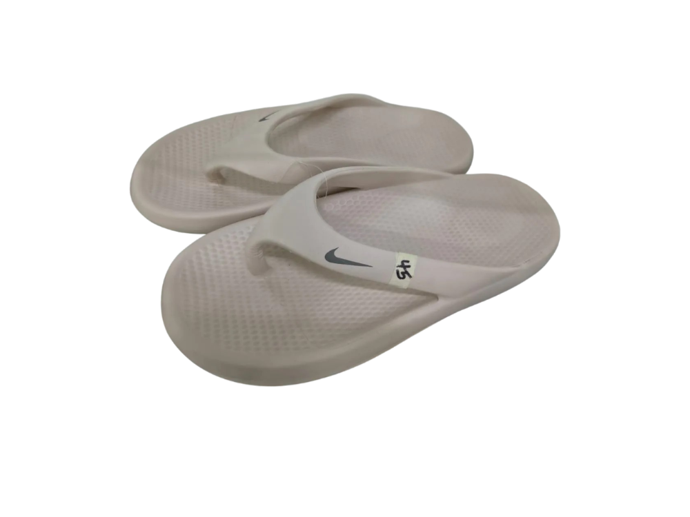 CHANCLA IMPORTADA NIKE TRESPUNTADA BLC/BEIG PROM