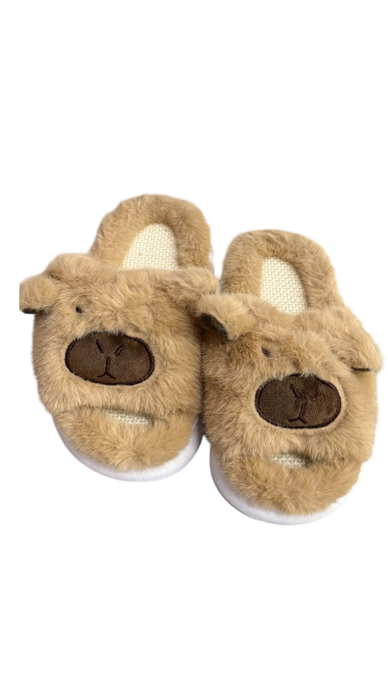 BABUCHA CAPIBARA PELUCHE NIÑA(O)