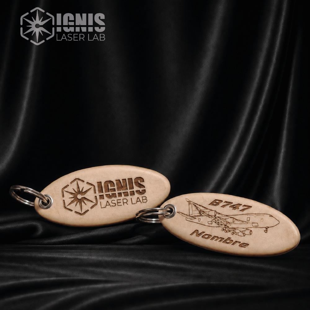 Llavero aeronáutico personalizado
