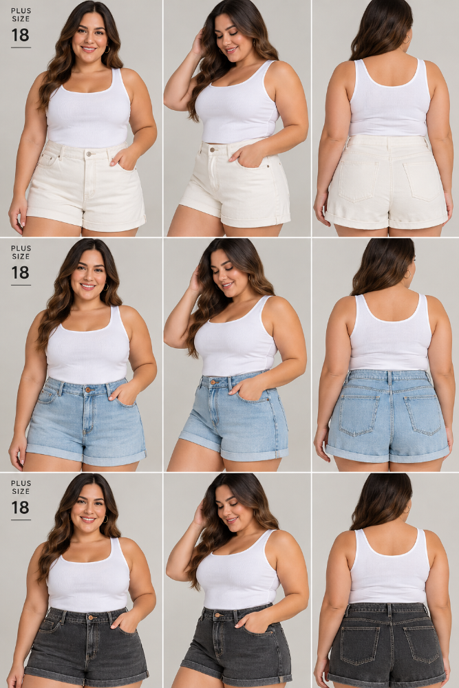 SHORT JEAN DAMA