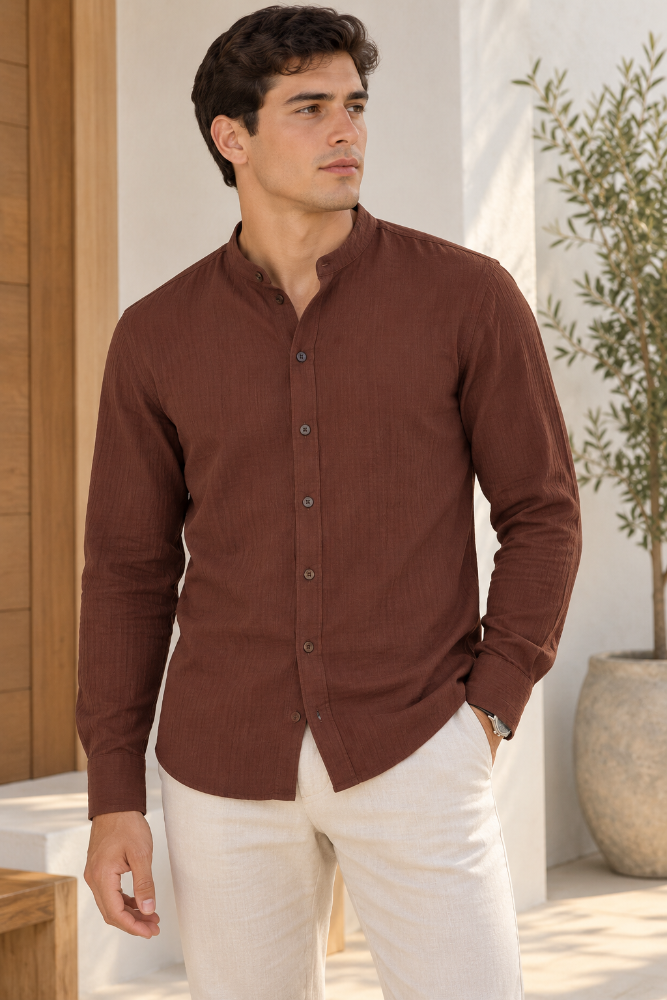 CAMISA CUELLO NERU HOMBRE