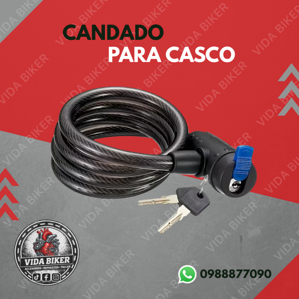 Candado para casco