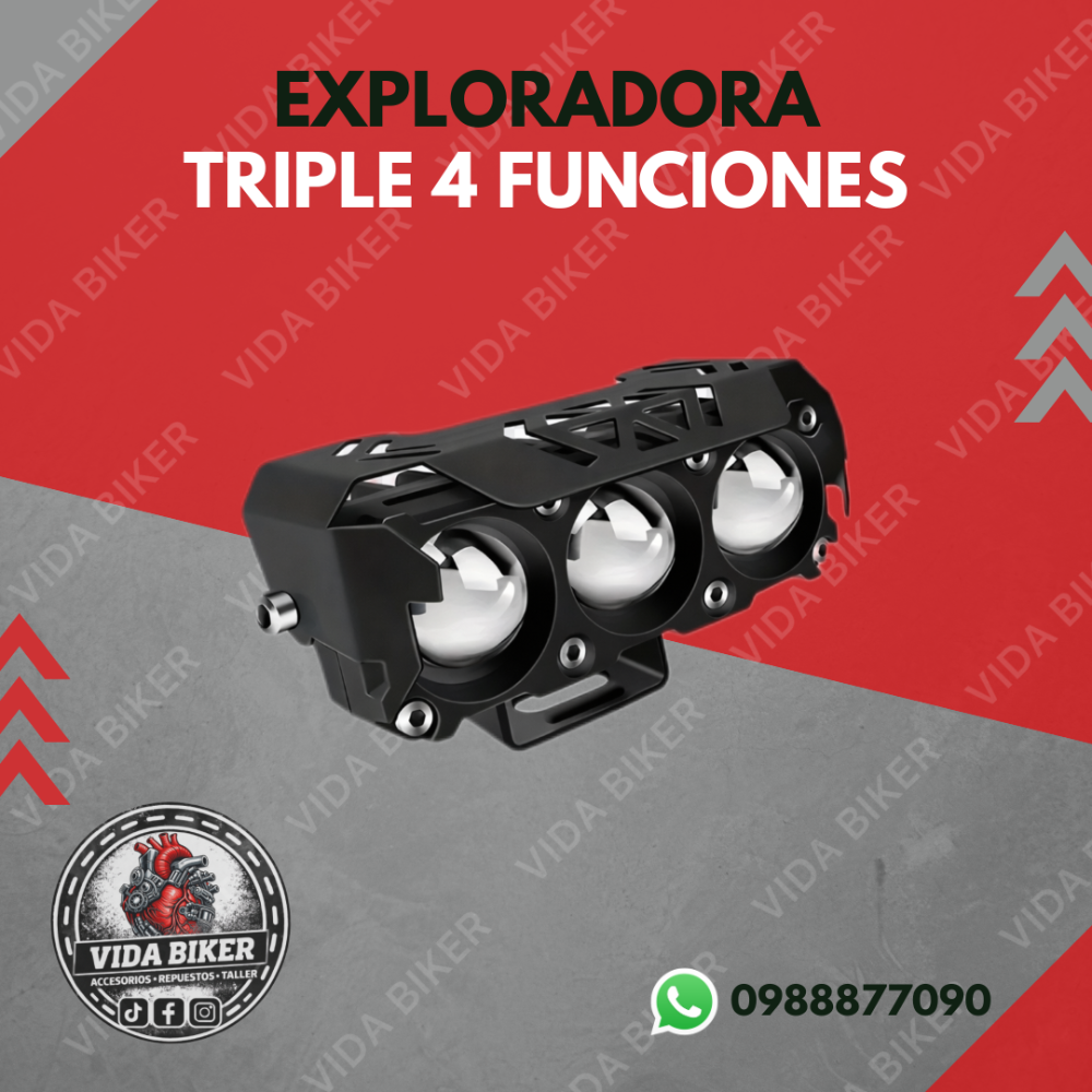 Exploradora triple 4 funciones