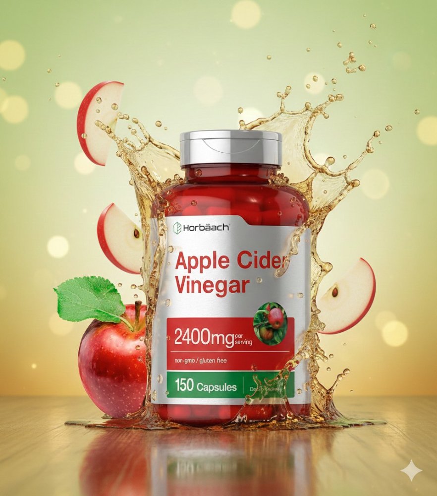 Capsula de Vinagre de Manzana 2400mg 150Unidaes