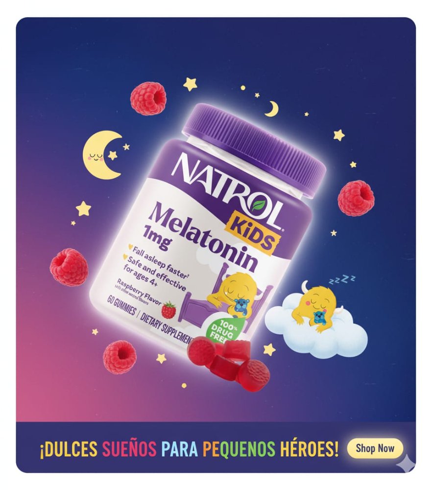 MELATONINA DE NIÑO 1MG 60 U.
